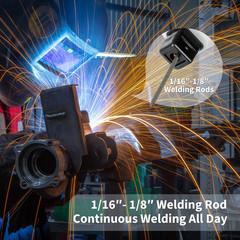 Portable Welding Machine, 110V Handheld Welder Machine with IGBT Inverter 6 Vari