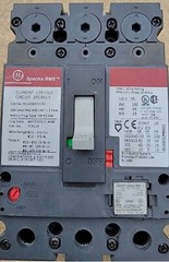 SELA36AT0100 GENERAL ELECTRIC 3 POLE 600V SPECTRA CB 100A
