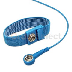 Anti-Static Wrist Band ESD Grounding Strap Prevents Static Build Up, Blue