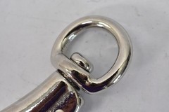 Lot of 3 Multipurpose Heavy Duty Clasp Bull Snap Hook Metal Chrome Tools