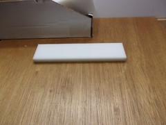 UHMW PE 1/2″ X 2″ X 8″ White Opaque Rectangular Flat Bar Stock USASealing