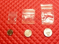 500 Reclosable Bag Variety Pack ~ 5 Small Sizes ~ Plastic Storage Baggies