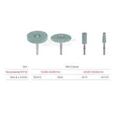 Dental Lab Ceramic Diamond Stone Grinder Zirconia Porcelain Polisher Burs HP/RA