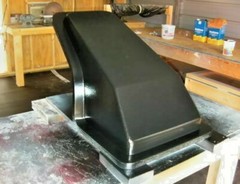 BLACK EPOXY RESIN 4 COATING FLOORS & TABLE TOPS -BLACK GEL COAT 4 BOATS & MOLDS