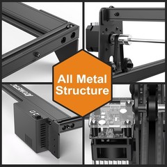 Used Atomstack A5 Pro Laser Engraver 40W DIY CNC Cutter for Wood Metal 410x400mm