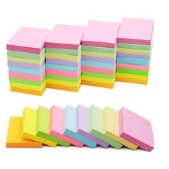 Self Stick Notes 1.5×2 Inch, 36 Pads, 9 Colors, Office