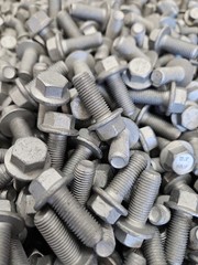 (10) pcs)Hex Bolts m10x1.25×25 Grade 10.9 Silver Geomet Finish (New)
