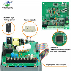 Huanyang VFD 220V 3HP 2.2KW Inverter CNC single phase to 3 phase for Motor