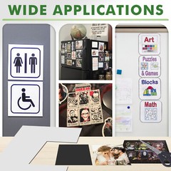 Lot Stone City Strong Self Adhesive Magnetic Sheet 8.5×11 8X10 4X6 5×7 12-20 Mil
