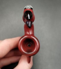 Red Creature 14mm Glass Bowl by Subconscious Design USA