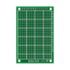 Double-Sided Perfboard – 5x7cm (2 x 3 inch) FR-4 – 2.54mm Spacing