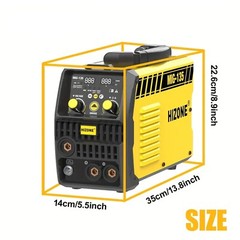 135A Mig Welder Intelligent Portable IGBT Inverter 110V 3-in-1 Welding Machine