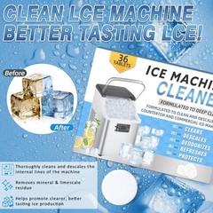 Ice Machine Cleaner Tablets Descaler (36 Pack) – Portable Ice Maker Cleaner, Nic