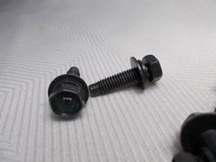 M6 6mm X 1.00 Coarse X 16mm Thread Hex Washer Head Bolt Lot Of 25 Bolts