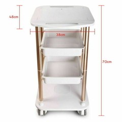 Beauty Salon Trolley Esthetician SPA Equipment Storage Stand Trolley Cart 360??