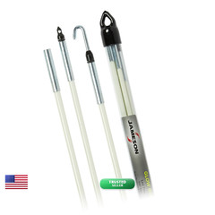 Jameson Glow Fish Rod Kit 1/4 In X 12 Ft Fiberglass Glow Rod For Running Wires