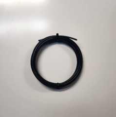 12 AWG, Black, Mil-Spec Wire, M16878/4 (PTFE) Stranded Silver Plated 15 ft.