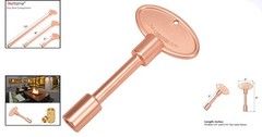 Rose Gold Universal Gas Valve Key – Elegant 3″ Handle for Fire Pit & Fireplace