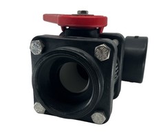 Banjo 2 Inch Polypropylene Standard Port Ball Valve With 90° Elbow – VA200