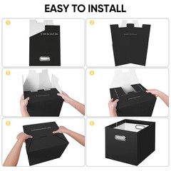 File Organizer , Cardboard File Folder Organizer with Handle for Letter Size,…