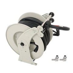 Diesel Hose Reel 3/4″ × 50′ Auto Refueling Nozzle Gun Fuel Hose Reel Retractable