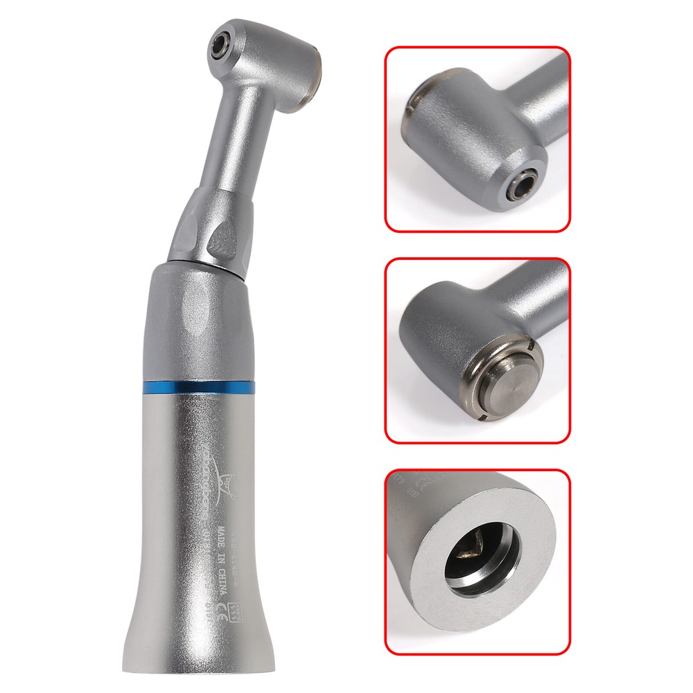 Dental Push Button Contra Angle Handpiece Low Speed Burs 2.3mm 1.6mm For NSK
