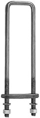 12-14-16-18-20-22 Inch Square U-Bolt Kits – 4 Bolt Sets for Heavy-Duty Use