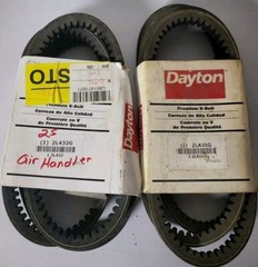 2 PACK OF DAYTON PREMIUM V-BELTS, 2L432G & 2L435G NOS