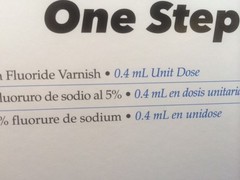 Henry Schein Varnish 5% Sodium Fluoride Mint Flavor 50/Box unit dose ,USA