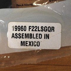 Hoffman F-22LSGQR Flat Sealing Plate Kit 783510-19960 – NEW
