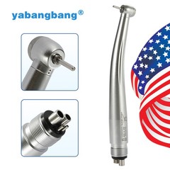 Dental Mini Small Head High Speed Handpiece Pedo Pediatric Push Button 4 Holes