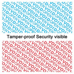 Tamper Evident Security Tape, Red Void Transfer, 1.88″ x 55 Yard