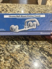 Homewerks Two Handle Chrome Kitchen Faucet