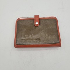 Vintage Filofax Pocket Chester Burnt Orange Leather 4 Ring Pocket Organizer 1993
