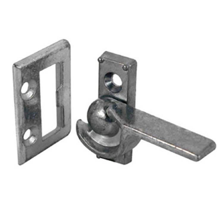 Sliding Window Latch Aluminum Sash Hardware Diecast Left Hand Bright Zinc