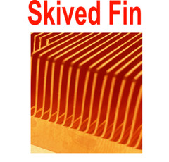 1.6 LBS Heavy Duty Pure Copper Heatsink Skiving Fin (3.5 x 3 x 1 INCH)