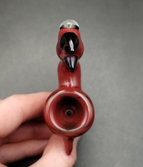 Red Creature 14mm Glass Bowl by Subconscious Design USA