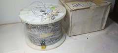 3,539 ft Spool of Sea Wire and Cable 22E19 TWP Black & White 22GA Silver/Copper
