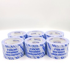 24 Rolls 3″ x 110 Yds Pre-Printed Tape”IF Seal HAS Been Broken,Check Contents”