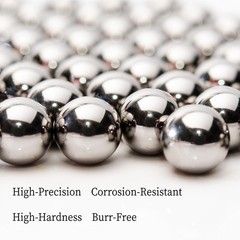 100 PCS 3/8 Inch Hardened Chrome Steel Ball Bearings for Precision Projects