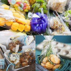 Cellophane Treat Bags 300 PCS 4×9 Inch Twist Ties 1.4 Mil Clear Plastic Candy