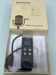EVISTR 16GB Voice Activated Digital Recorder Tested Working Open Box