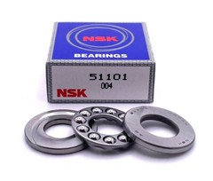 NEW NSK 51101 Thrust Ball Bearings Single Row 12x26x9mm Free Shipping & Return