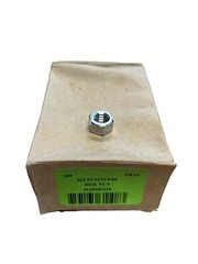 (100) 3/8-16 316 Stainless Hex Nut 316 MARINE GRADE COARSE THREAD 100ct