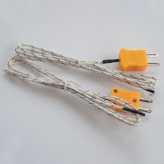 K Type Thermocouple Plug Temperature Sensor Probe -58 to 2012°F Stainless Steel