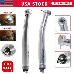 SELF-POWER Dental No-LED / LED E-generator High Speed Handpiece 4Hole Turbine