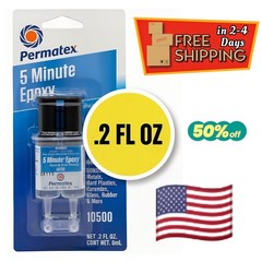 5 Minute Epoxy Single-Use Syringe for General Purpose Creates a Hard Rigid Bond
