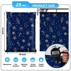 100Pcs 10×13 Inch Christmas Poly Mailer Packaging Bags for Winter Small Business