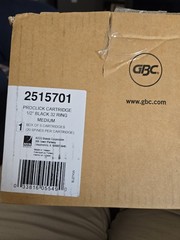 Proclick Binding Spines 100 Pack Black Easy Open 45 Sheet Capacity