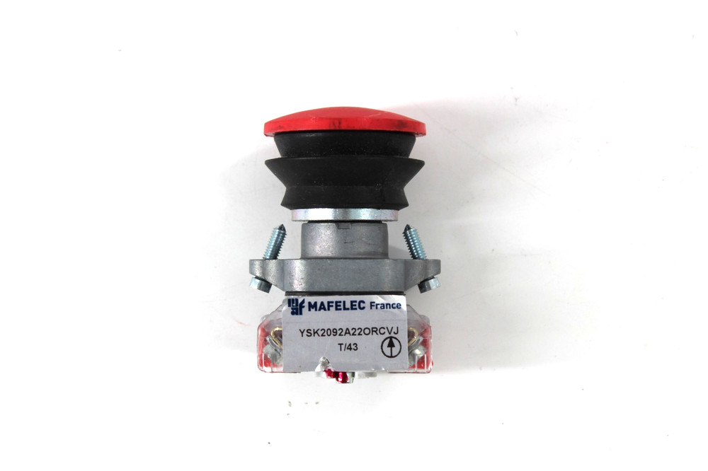 Mafelec YSK2092A22ORCVJ Push Button Red – Made in France
